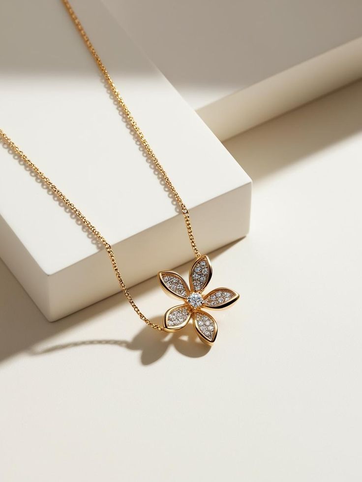 Flower Pendant Chain